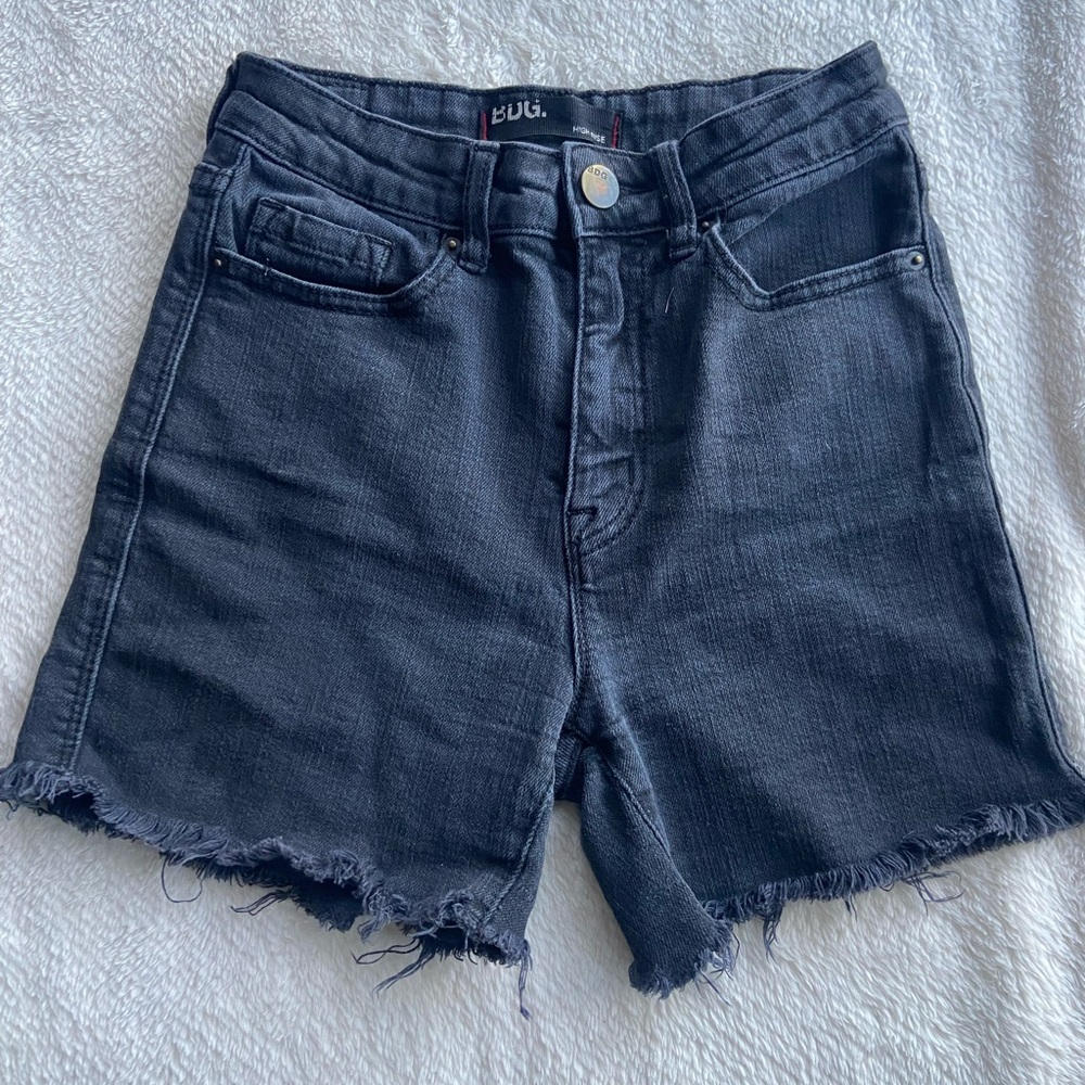 BDG High Rise Black Shorts